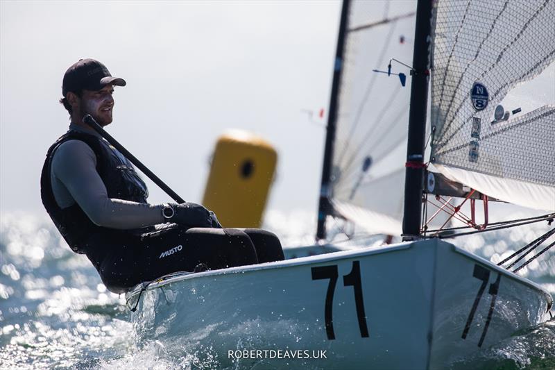 Federico Colaninno - Finn Gold Cup 2023 photo copyright Robert Deaves taken at Coconut Grove Sailing Club and featuring the Finn class