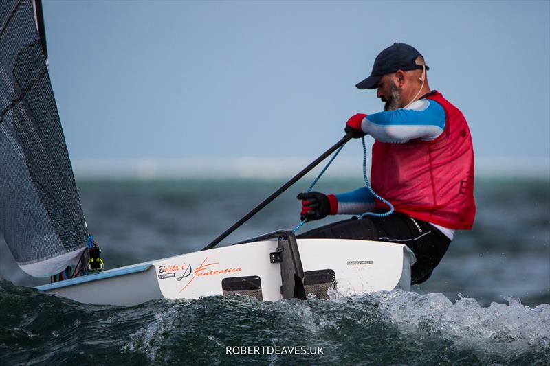 Miguel Fernandez Vasco - Finn Gold Cup 2023 photo copyright Robert Deaves taken at Coconut Grove Sailing Club and featuring the Finn class