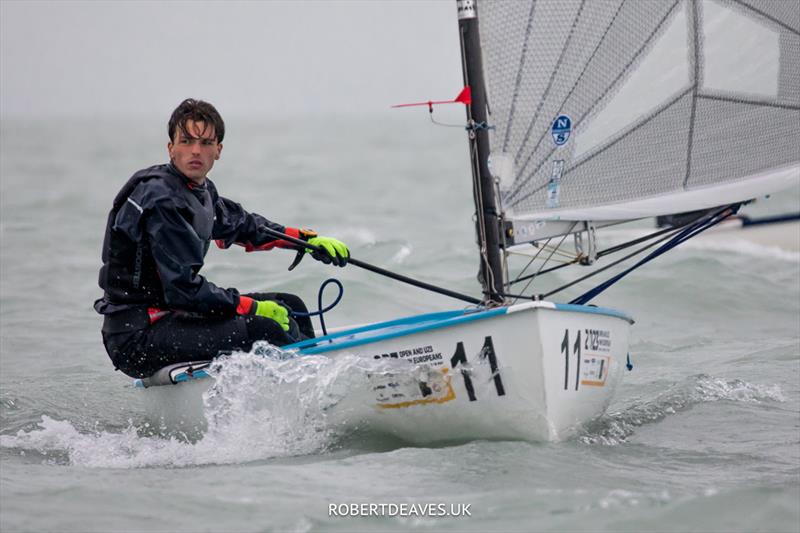 Attila Svastits, HUN - 2023 Open and U23 Finn Europeans in Csopak, Hungary, Day 3 photo copyright Robert Deaves taken at Procelero Sportegyesület and featuring the Finn class