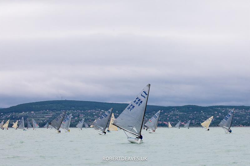 Race 10 at the 2023 Open and U23 Finn Europeans in Csopak, Hungary - photo © Robert Deaves / www.robertdeaves.uk