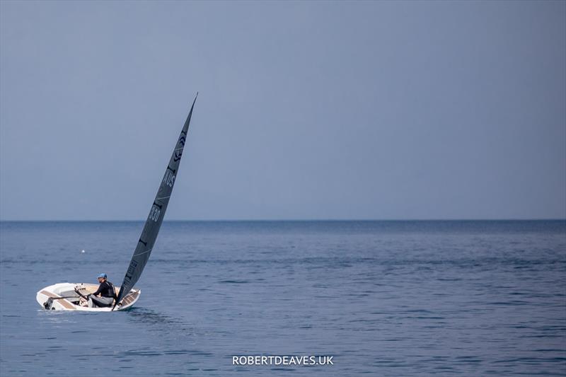 The Practice Race was cancelled at the 2023 Finn World Masters in Greece photo copyright Robert Deaves / www.robertdeaves.uk taken at  and featuring the Finn class