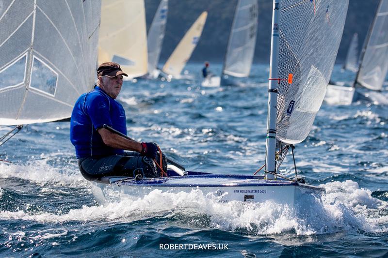 David Bull, AUS - 2023 Finn World Masters in Greece - Day 4 - photo © Robert Deaves