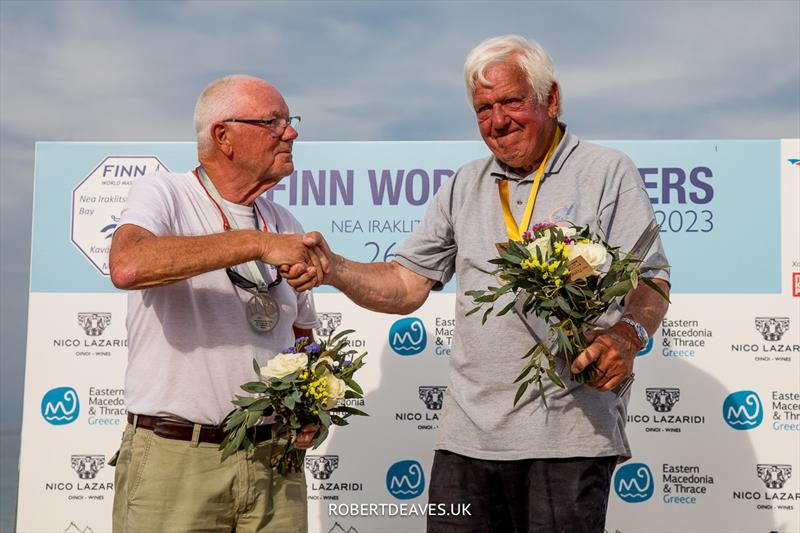 2023 Finn World Masters in Greece - Super Legends photo copyright Robert Deaves / www.robertdeaves.uk taken at  and featuring the Finn class