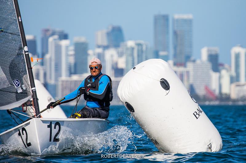 Marc Allain des Beauvais moves up to World No. 2 photo copyright Robert Deaves taken at  and featuring the Finn class