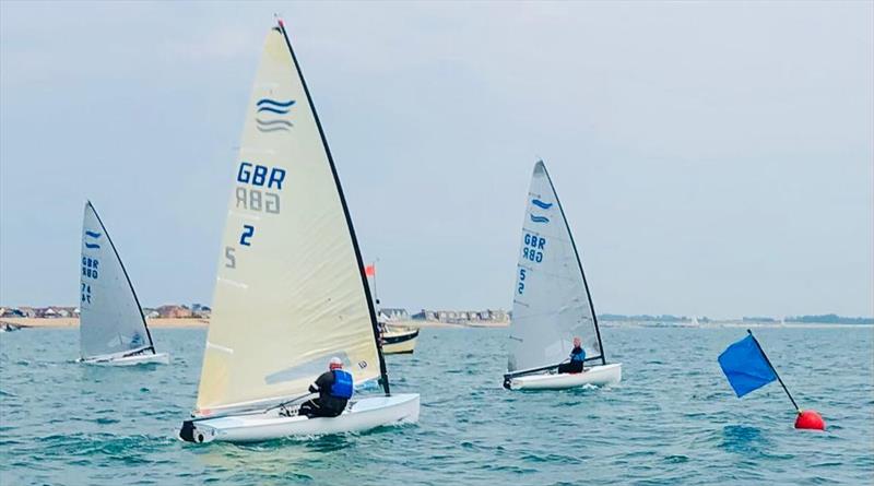 British Finn Association Southern Championship at Mengeham Rythe - photo © Andy Gray