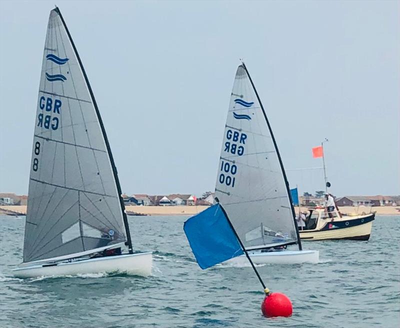 British Finn Association Southern Championship at Mengeham Rythe photo copyright Andy Gray taken at Mengeham Rythe Sailing Club and featuring the Finn class