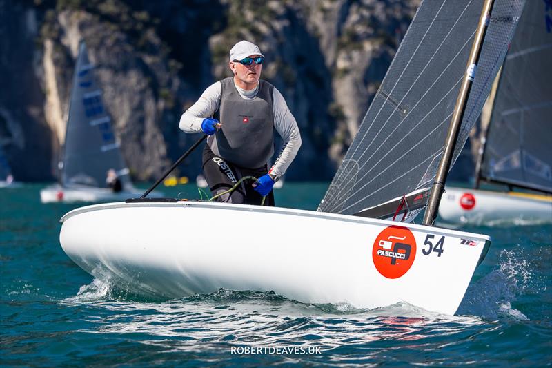 John Greenwood, GBR - Finn European Masters at Campione del Garda - photo © Robert Deaves