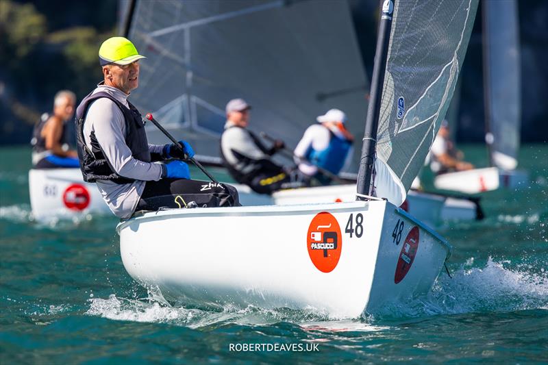 Otto Strandvig, DEN - Finn European Masters at Campione del Garda photo copyright Robert Deaves taken at Campione Univela and featuring the Finn class