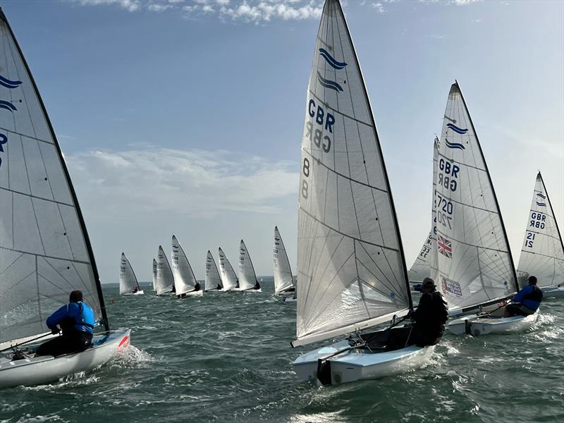 British Finn Travellers at Warsash - photo © Jacqui Trippier