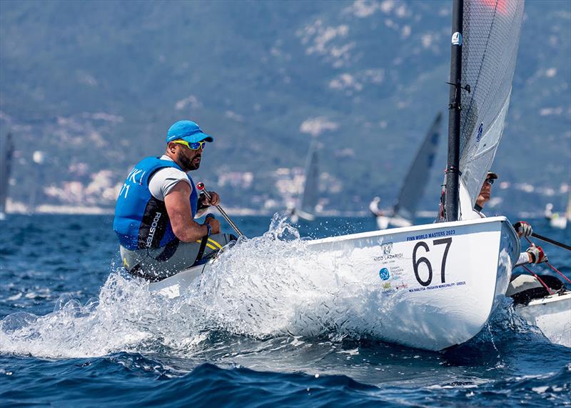 Tomas Mihalik - 2023 Finn World Masters, Kavala - photo © Robert Deaves / Finn Class