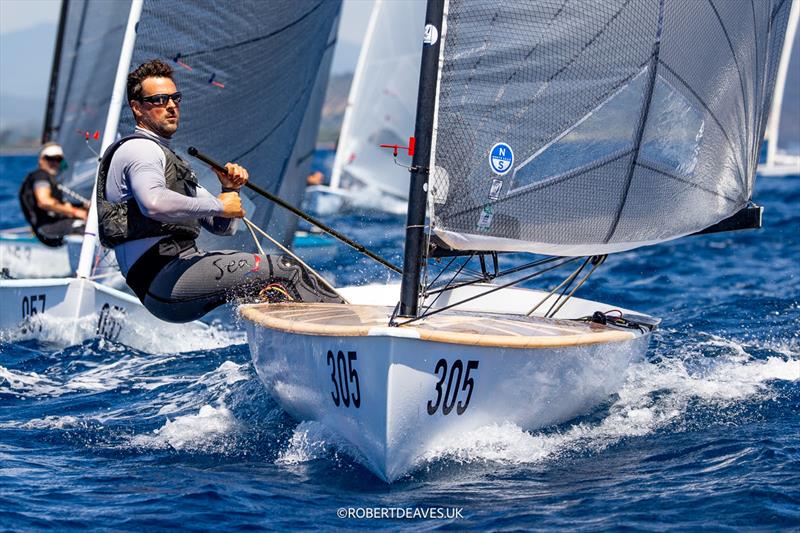 Nanno Schuttrups, NED - 2024 Finn World Masters photo copyright Robert Deaves taken at Centro Velico Punta Ala and featuring the Finn class