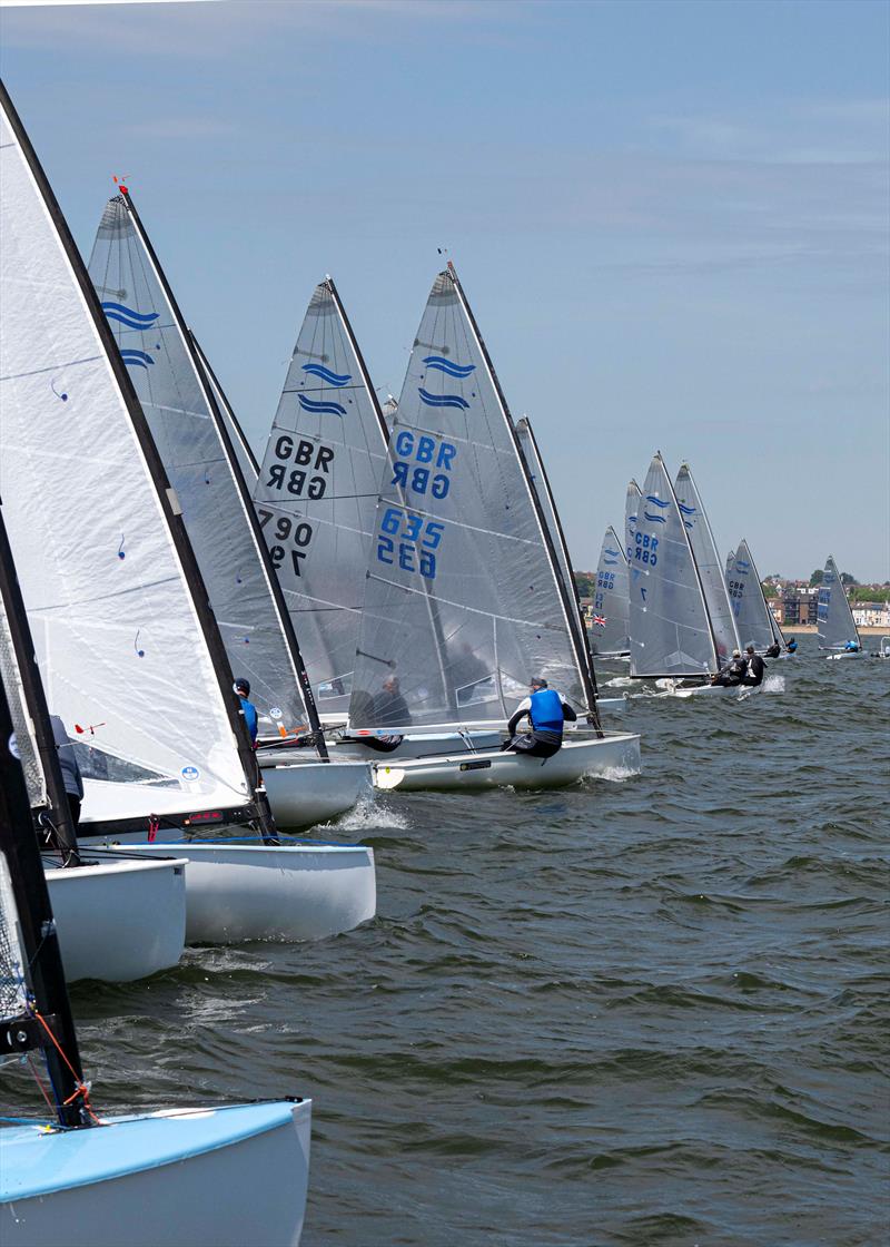 Finn UK Masters at Thorpe Bay photo copyright David Maynard / www.alleycatphotographer.com taken at Thorpe Bay Yacht Club and featuring the Finn class