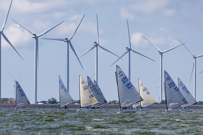 Finn World Masters in Medemblik 2025 photo copyright Robert Deaves / www.robertdeaves.uk taken at Regatta Center Medemblik and featuring the Finn class