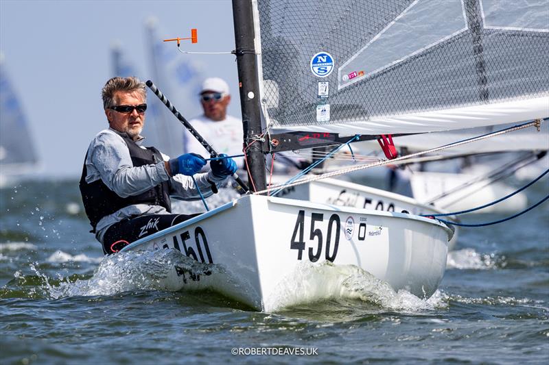 Freddy Markelin, FIN - Finn World Masters in Medemblik - Day 3 photo copyright Robert Deaves taken at Regatta Center Medemblik and featuring the Finn class