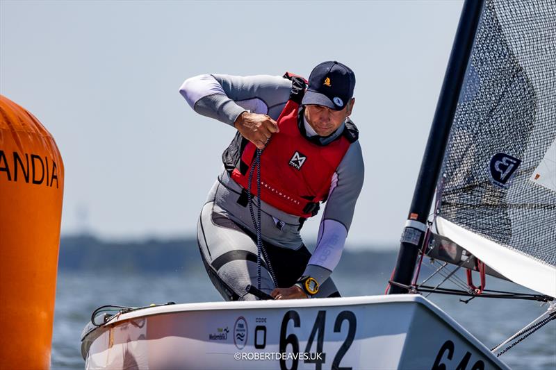 Pieter-Jan Postma, NED - Finn World Masters in Medemblik - photo © Robert Deaves / www.robertdeaves.uk
