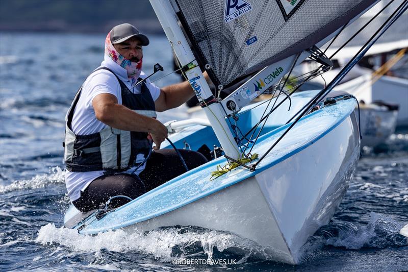 Filipe Silva - 2025 Spanish Open Finn Championship in Ibiza photo copyright Robert Deaves taken at Club Náutico de Ibiza and featuring the Finn class