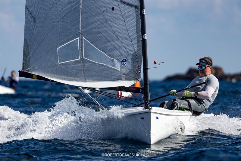 Peder Nergaard, NOR - 2025 Spanish Open Finn Championship in Ibiza photo copyright Robert Deaves taken at Club Náutico de Ibiza and featuring the Finn class