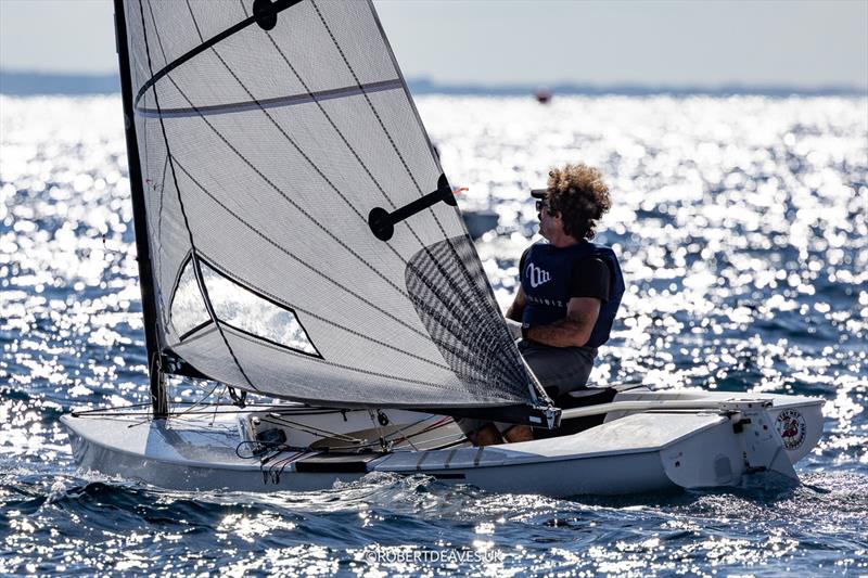 Jordi Tur, ESP - 2025 Spanish Open Finn Championship in Ibiza photo copyright Robert Deaves taken at Club Náutico de Ibiza and featuring the Finn class