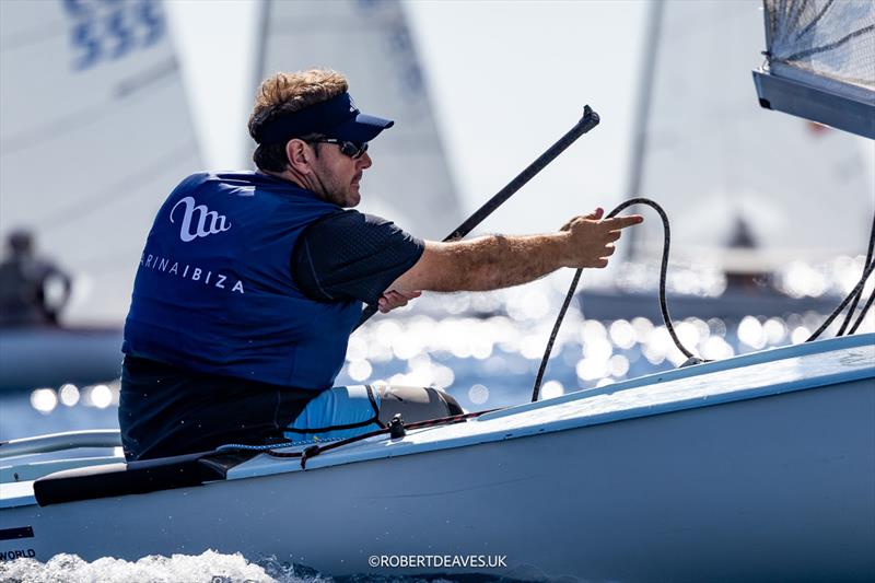 Damián Verdera Walker, ESP - 2025 Spanish Open Finn Championship in Ibiza photo copyright Robert Deaves taken at Club Náutico de Ibiza and featuring the Finn class