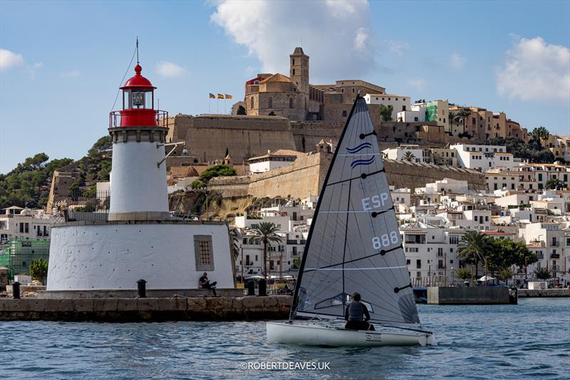 Manuel Gonzales, ESP - 2025 Spanish Open Finn Championship in Ibiza photo copyright Robert Deaves taken at Club Náutico de Ibiza and featuring the Finn class