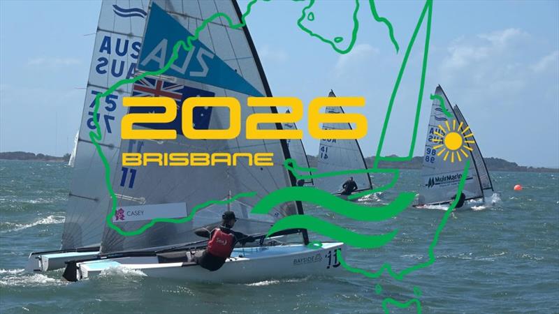 Finn racing at Royal Queensland Yacht Squadron photo copyright RQYS taken at Royal Queensland Yacht Squadron and featuring the Finn class