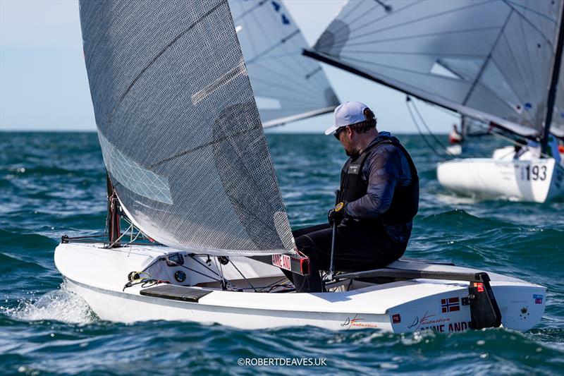 Seventieth Finn Gold Cup in Brisbane - Anders Pedersen, NOR photo copyright Robert Deaves / www.robertdeaves.uk taken at Royal Queensland Yacht Squadron and featuring the Finn class
