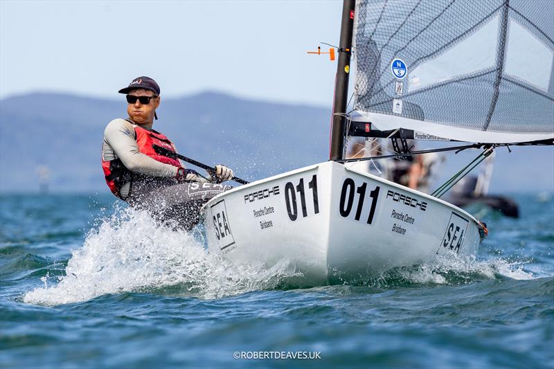 Seventieth Finn Gold Cup in Brisbane - Brendan Casey, AUS photo copyright Robert Deaves / www.robertdeaves.uk taken at Royal Queensland Yacht Squadron and featuring the Finn class