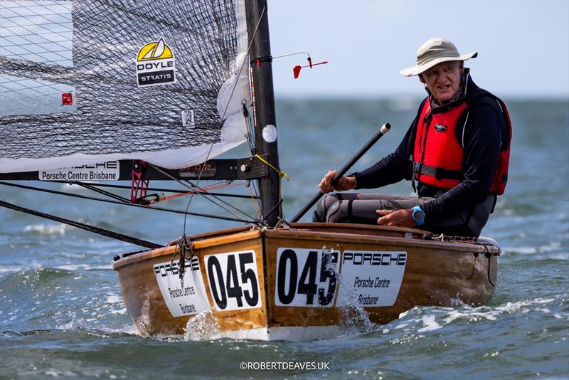 Kerry Spencer, AUS - 2026 Finn World Masters day 1 - photo © Robert Deaves