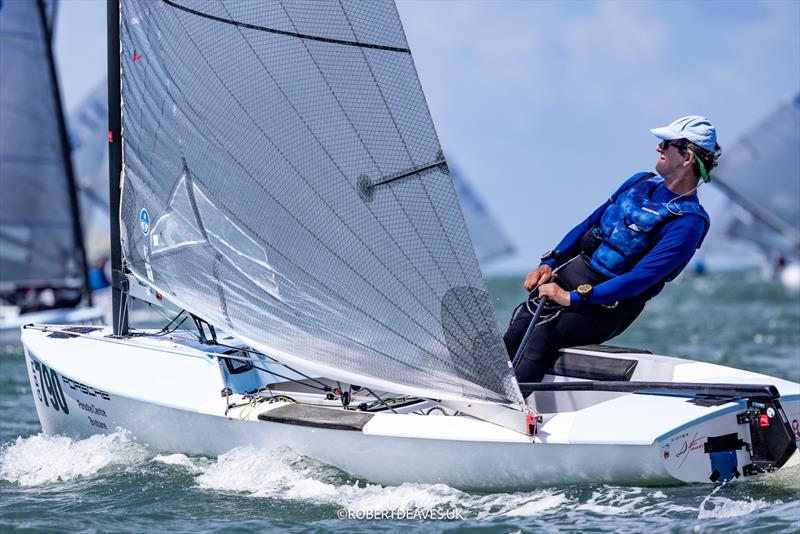Nick Craig, GBR - 2026 Finn World Masters day 1 - photo © Robert Deaves