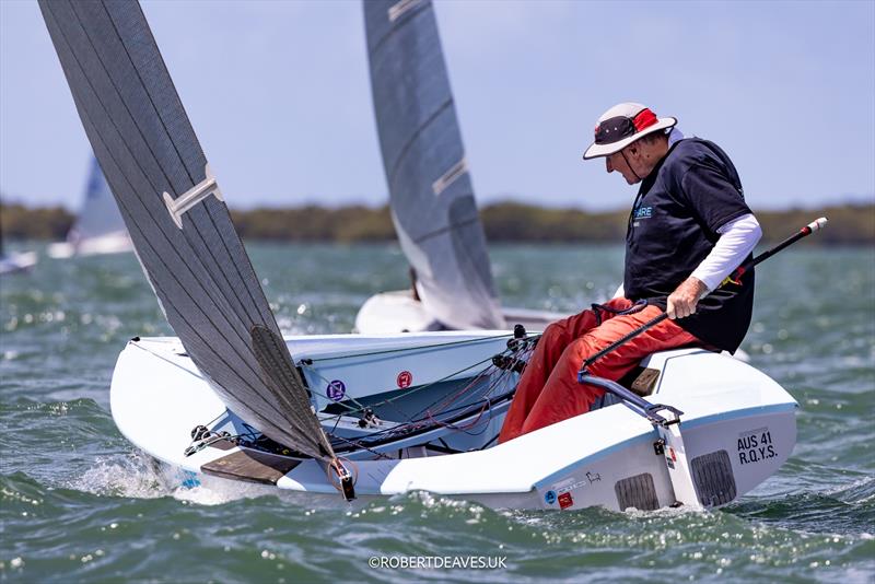 Gus Miller, USA - 2026 Finn World Masters day 1 - photo © Robert Deaves