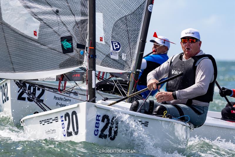 Andy Denison GBR - 2026 Finn World Masters day 1 - photo © Robert Deaves
