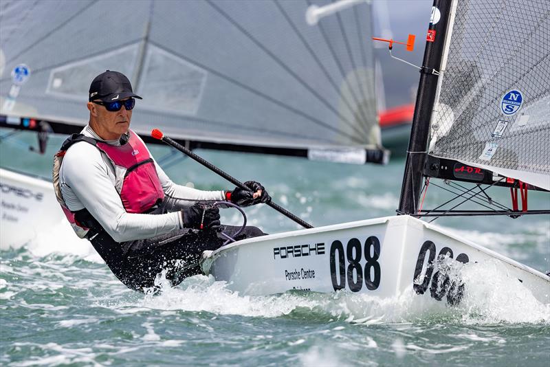 Andrew Coutts at the 2026 Finn World Masters - photo © Robert Deaves