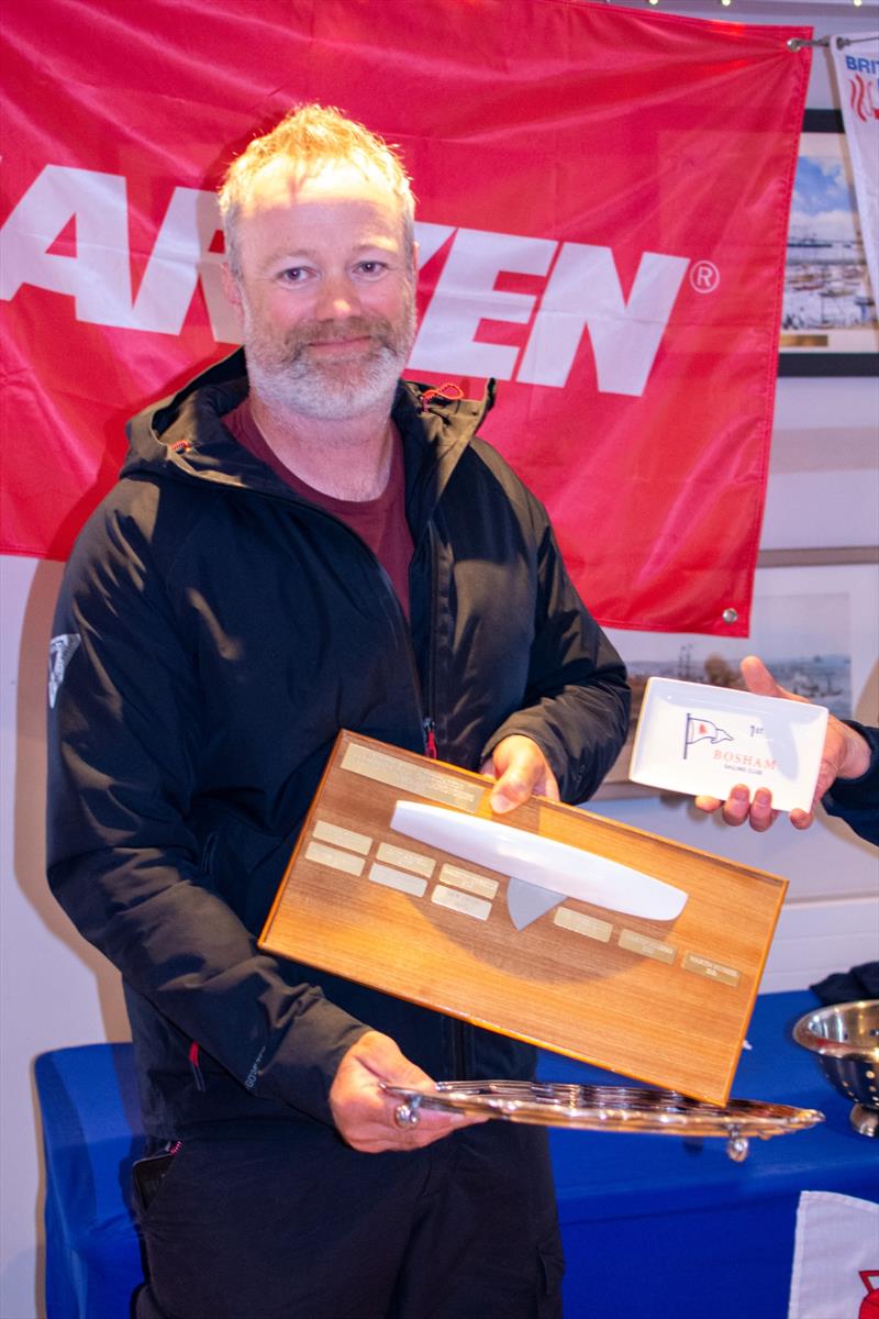 Matt Howard wins the UK Finn Southern Championship at Bosham Sailing Club - photo © Jeremy Board