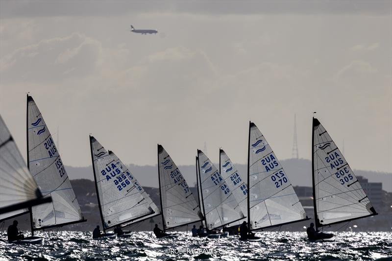 Finn fleet photo copyright Robert Deaves taken at  and featuring the Finn class