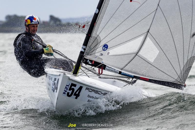 Joe Spooner (NZL) - Finn Gold Cup & Finn Masters World Championship - Brisbane - February 2026 - photo © Robert Deaves / Finn Class