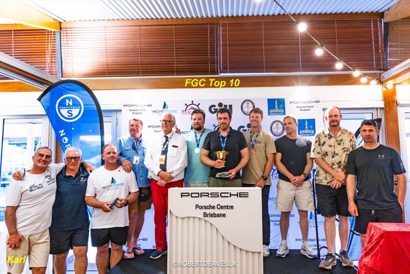 Finn Gold Cup Top 10 - Finn Gold Cup & Finn Masters World Championship - Brisbane - February 2026 - photo © Robert Deaves / Finn Class