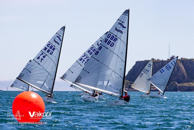 Vaikobi British Finn National Championship at Brixham Day 3 photo copyright Robert Deaves / www.robertdeaves.uk taken at Brixham Yacht Club and featuring the Finn class
