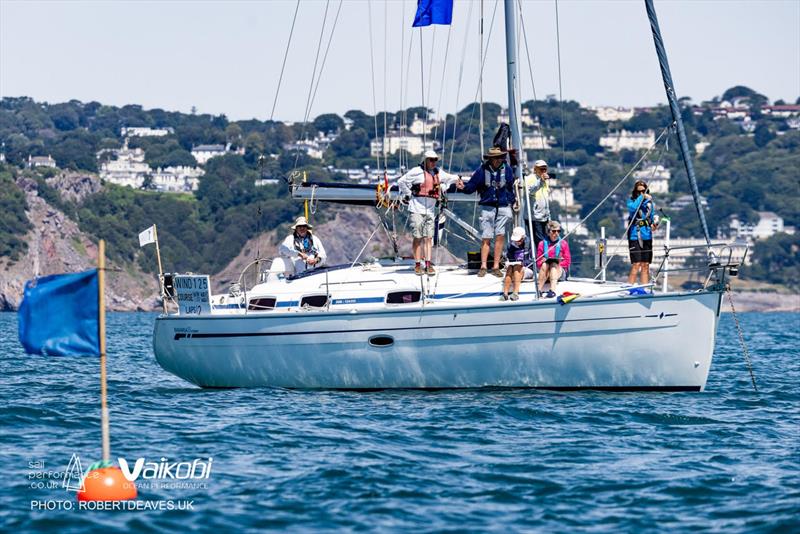 Vaikobi British Finn National Championship at Brixham Day 3 photo copyright Robert Deaves / www.robertdeaves.uk taken at Brixham Yacht Club and featuring the Finn class
