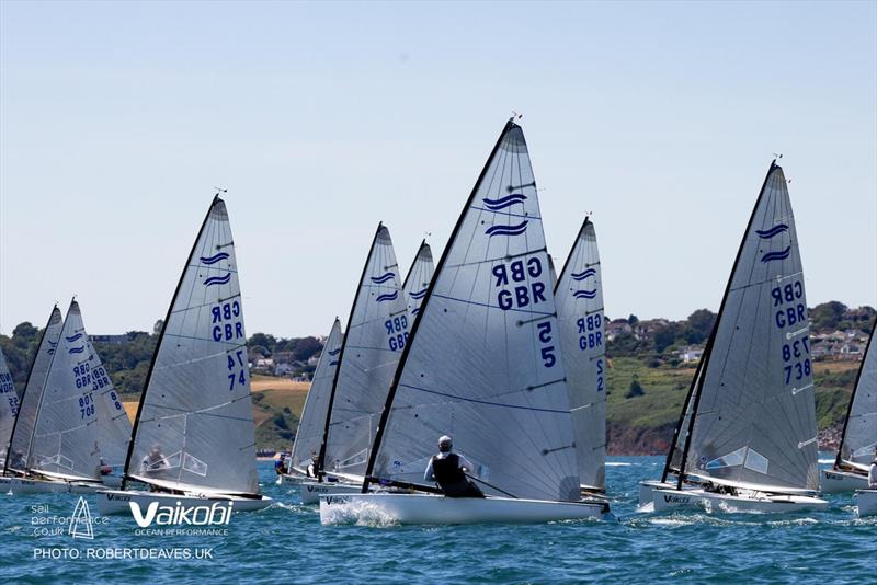 Vaikobi British Finn National Championship at Brixham Day 3 photo copyright Robert Deaves / www.robertdeaves.uk taken at Brixham Yacht Club and featuring the Finn class
