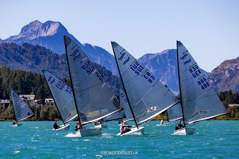 Finn Grand Slam Leg 6 at Silvaplana - photo © Robert Deaves / www.robertdeaves.uk