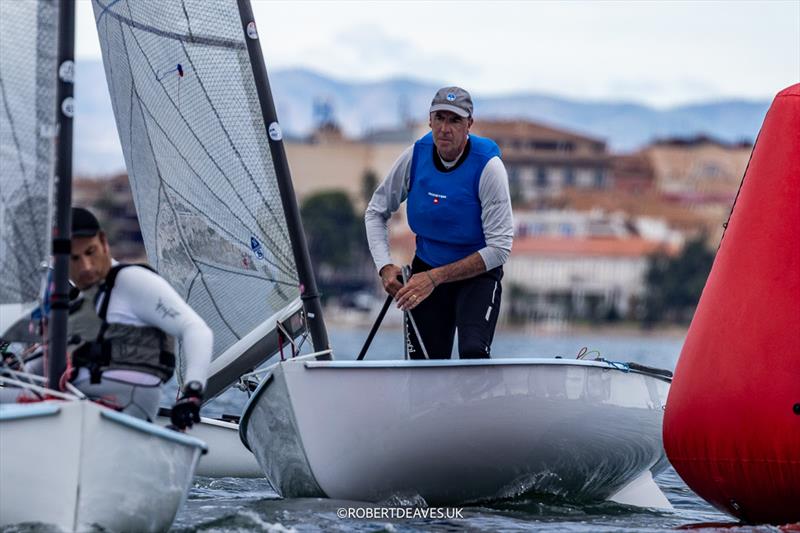 Simon Percival, GBR - 2026 Finn European Masters at Los Alcazares - Day 1 - photo © Robert Deaves