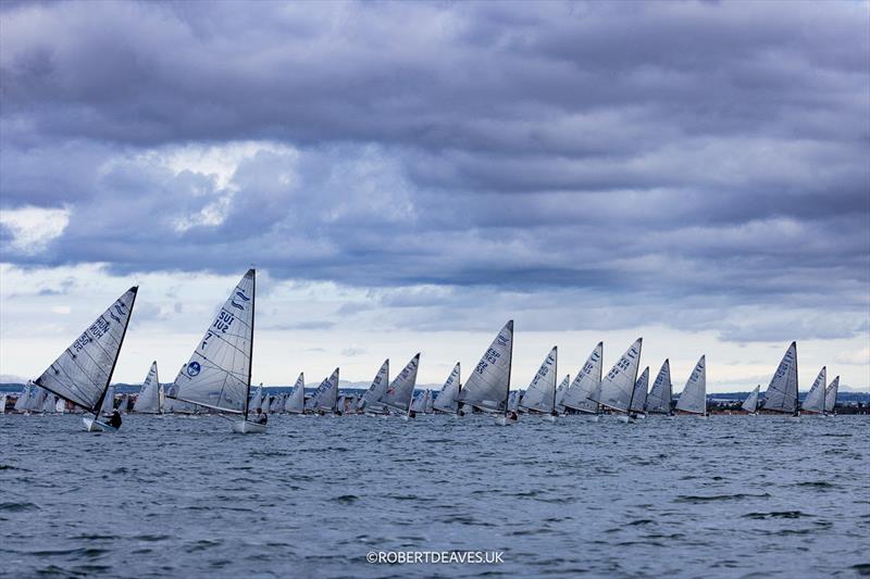 First downwind - 2026 Finn European Masters at Los Alcazares - Day 1 - photo © Robert Deaves