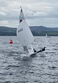 Tom Gillard (Sheffield Vikings) and Andy Thompson (East Antrim Boat Club) GBR 15122 win the Gul Fireball World Championship at Lough Derg © Con Murphy