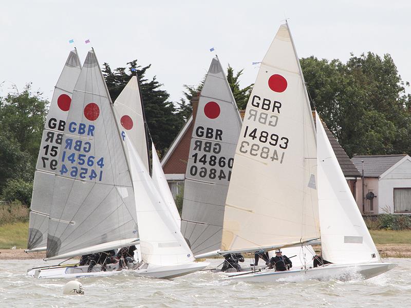 Pyefleet Week day 3 photo copyright Fiona Brown / www.fionabrown.com taken at Brightlingsea Sailing Club and featuring the Fireball class