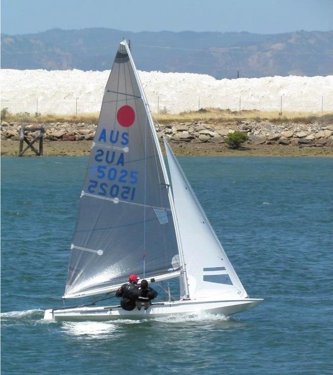 Winners of races 1&2 Robin Inns/Joel Coultas at the Fireball South Australia State Championship photo copyright Michelle Thompson taken at Port River Sailing Club and featuring the Fireball class