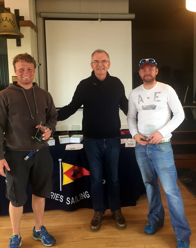 Kenny Rumball & Tedz finish 3rd in the Skerries Fireball Open photo copyright Frank Miller taken at Skerries Sailing Club and featuring the Fireball class
