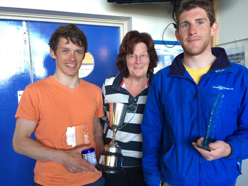 Barry McCartin and Conor Kinsella win the Fireball Ulsters at Cushendall photo copyright Frank Miller taken at Cushendall Sailing & Boating Club and featuring the Fireball class