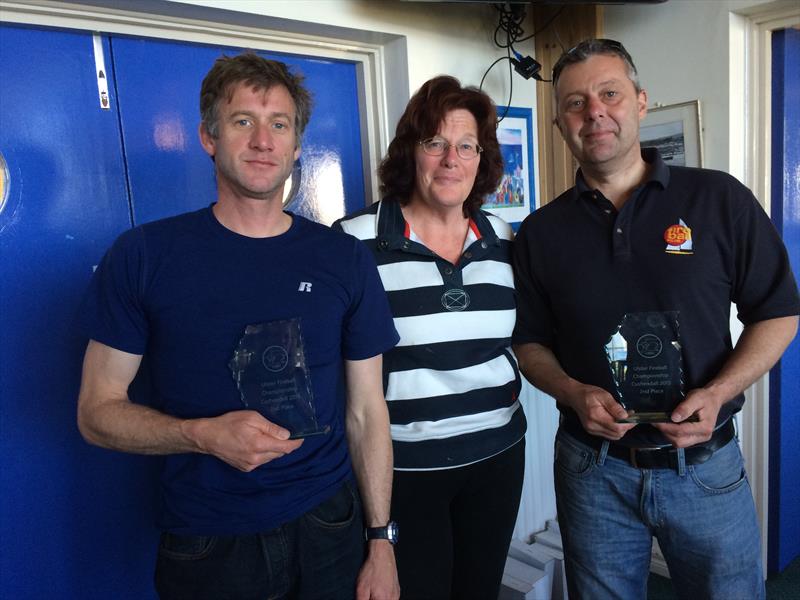 Noel Butler and Stephen Oram finish 2nd in the Fireball Ulsters at Cushendall photo copyright Frank Miller taken at Cushendall Sailing & Boating Club and featuring the Fireball class