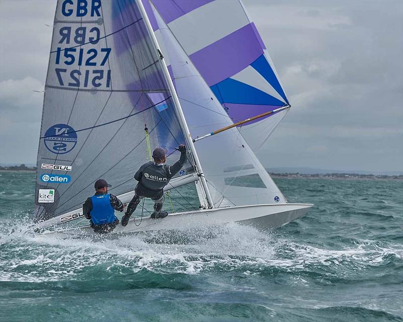 Gul Fireball Golden Dolphin Series at Hayling Island photo copyright Rob O'Neill taken at Hayling Island Sailing Club and featuring the Fireball class