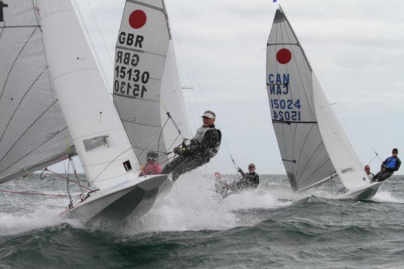 Gul Fireball Worlds at Carnac day 1 photo copyright Urs Kueblis taken at Yacht Club de Carnac and featuring the Fireball class